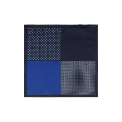 Au Printemps Paris Silk Pocket Square In Multi