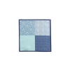 Au Printemps Paris Patterned Silk Square Scarf In Green