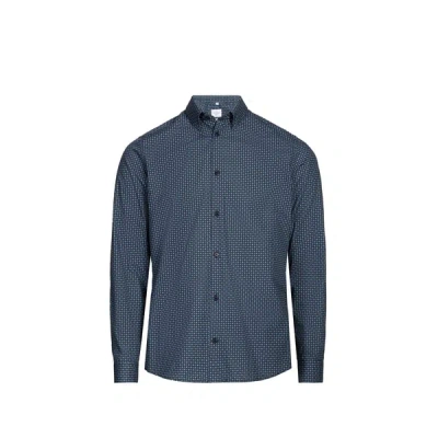 Au Printemps Paris Chemise Col Classique En Coton In Blue