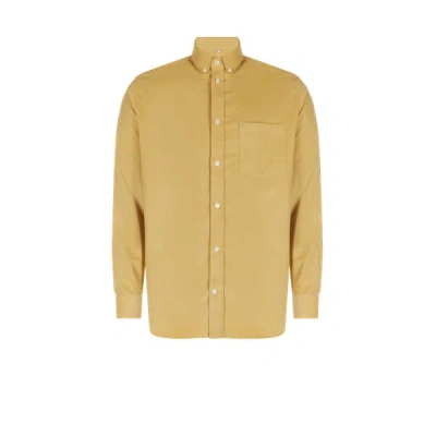 Au Printemps Paris Cotton Shirt In Yellow