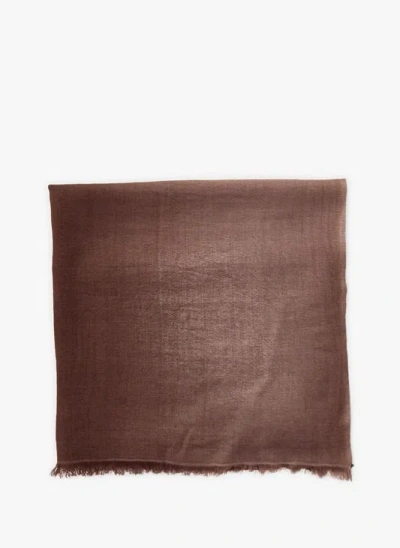 Au Printemps Paris Etole En Laine In Brown