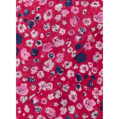 Au Printemps Paris Foulard Imprimé In Rose