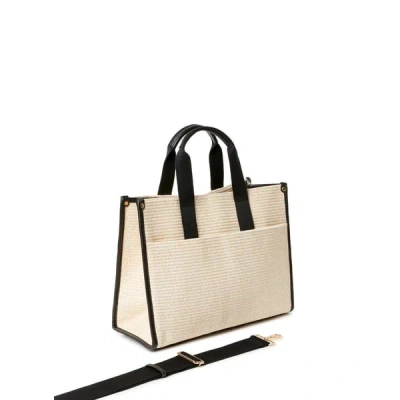 Au Printemps Paris Grand Sac Cabas En Paille In Sand