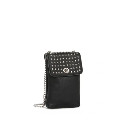 Au Printemps Paris Studded Clutch In Black