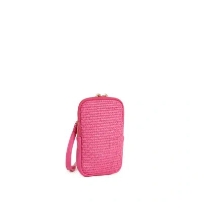 Au Printemps Paris Phone Pouch In Pink