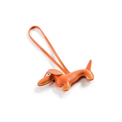 Au Printemps Paris Porte-clé Chien En Cuir À Attacher