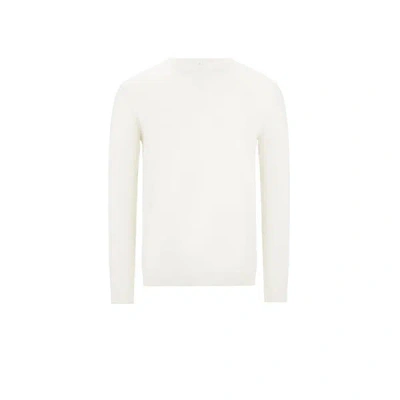 Au Printemps Paris Cashmere Jumper In White