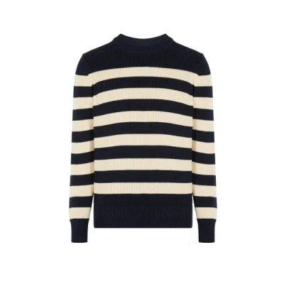 Au Printemps Paris Cotton Jumper In Black