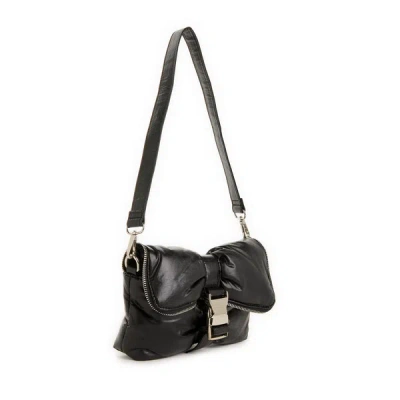 Au Printemps Paris Quilted Handbag In Black