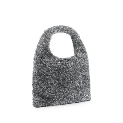 Au Printemps Paris Sac À Main En Maille Métalisé In Black