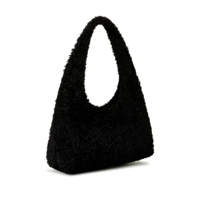Au Printemps Paris Sac À Main Hobo Texturé In Black