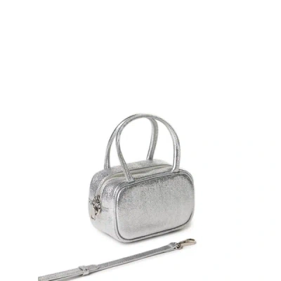 Au Printemps Paris Sac À Main Pailleté In Silver