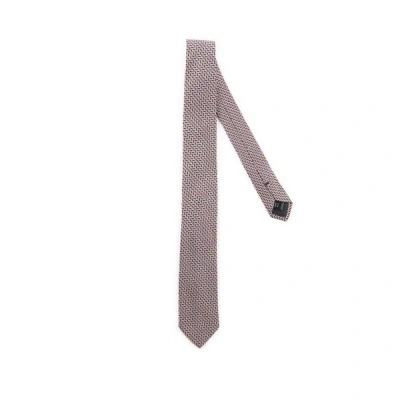 Au Printemps Paris Silk Patterned Tie In Multi