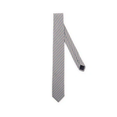 Au Printemps Paris Silk Tie In Gray