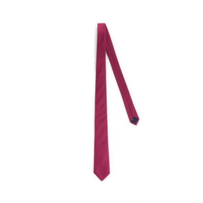 Au Printemps Paris Silk Tie In Pink