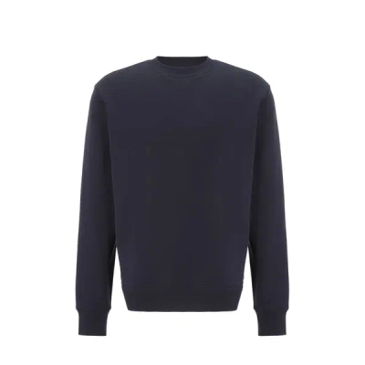 Au Printemps Paris Organic Cotton Sweatshirt In Blue