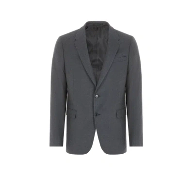 Au Printemps Paris Wool Suit In Black