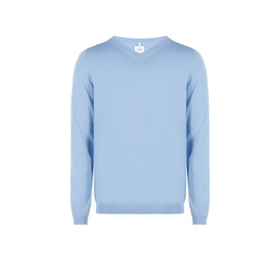 Au Printemps Paris Wool V-neck Sweater In Gold