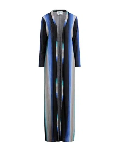 Au Soleil De Saint Tropez Woman Cardigan Blue Size 8 Polyester, Elastane