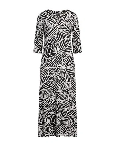 Au Soleil De Saint Tropez Woman Midi Dress Black Size 10 Polyester, Elastane