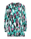 Au Soleil De Saint Tropez Woman Top Green Size 8 Polyester, Elastane In Green