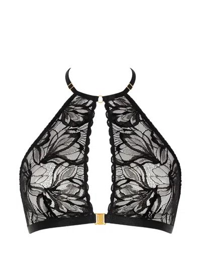 Aubade After Hours Lace-embroidered Bra In Black