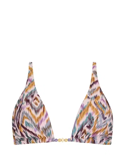 Aubade Aurora Sands Triangle Bikini Top In Multi