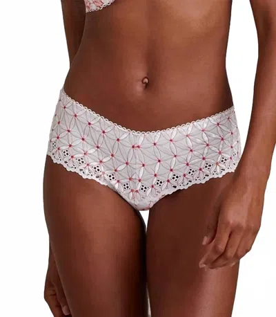 Aubade Bahia & Moi Saint-tropez Brief In Tangerine In White