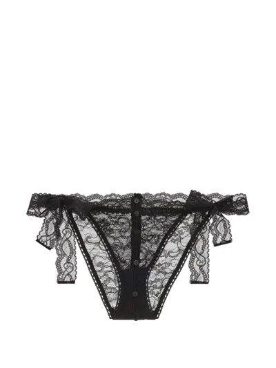 Aubade Boîte À Désir Lace Briefs In Black