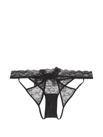 Aubade Boite A Desir Lace-trim Briefs In Black