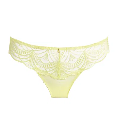 Aubade Cotton Vibes Italian Briefs In Yellow