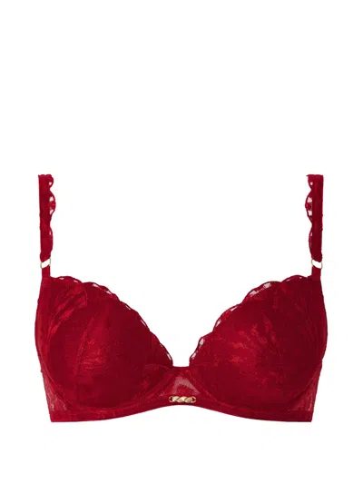 Aubade Crazy In Love Push-up Bra In Red