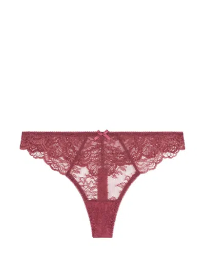 Aubade Danse Des Sens Lace Thong In Red