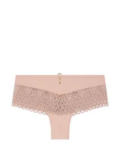 Aubade Éloge Du Désir Lace-trim Briefs In Pink