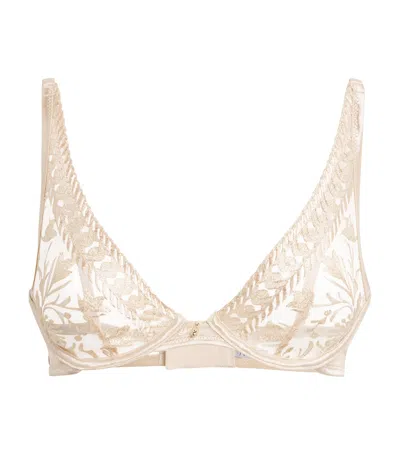 Aubade Embroidered Magnetic Spell Plunge Bra