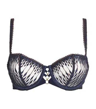 AUBADE AUBADE EMBROIDERED VOODOO KISS HALF-CUP BRA