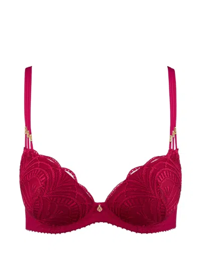 Aubade Ethnic Vibes プッシュアップブラ In Red