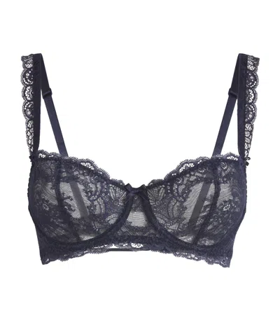 Aubade Feeling Myself Half-cup Bra In Navy