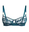 Aubade Flawless Love Half-cup Bra In Blue