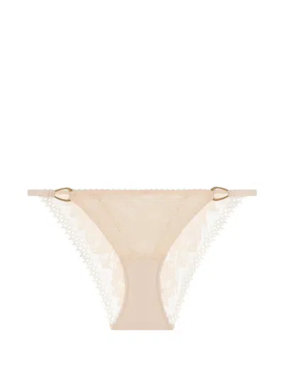 Aubade Flawless Love Lace Briefs In Neutral