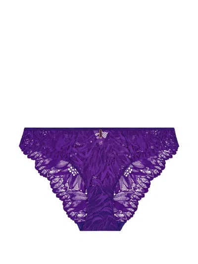 Aubade Flowermania Briefs In Purple