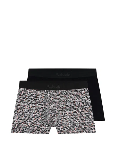 Aubade Geometric-print Boxer Shorts (set Of Two) In Animal Print