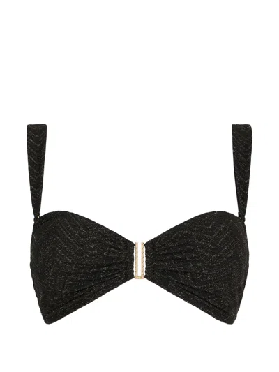 Aubade Golden Horizon Bandeau-bikinioberteil In Black