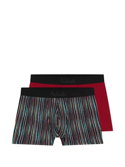 Aubade Homme Logo-waistband Boxers (set Of Two) In Animal Print