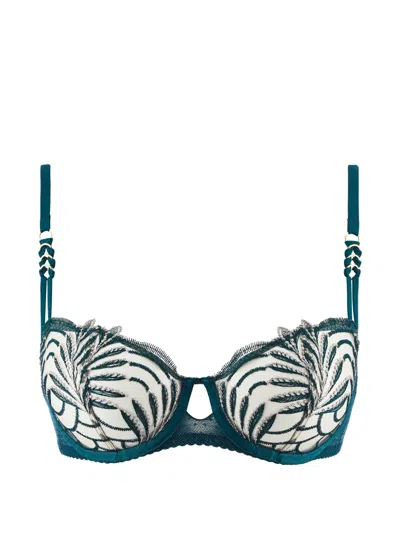 Aubade Hypnolove Embroidered Bra In Green