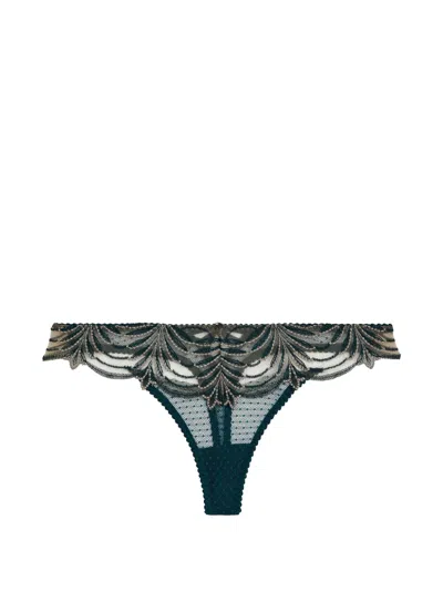 Aubade Hypnolove Embroidered Briefs In Blue