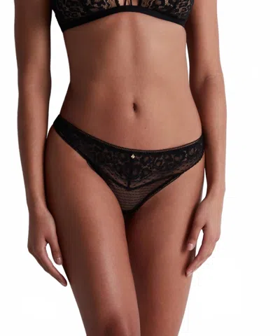Aubade Illusion Fauve Tanga Brief In Black