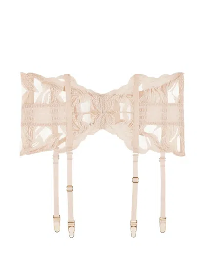 Aubade Into The Groove Suspender Belt In Neutral