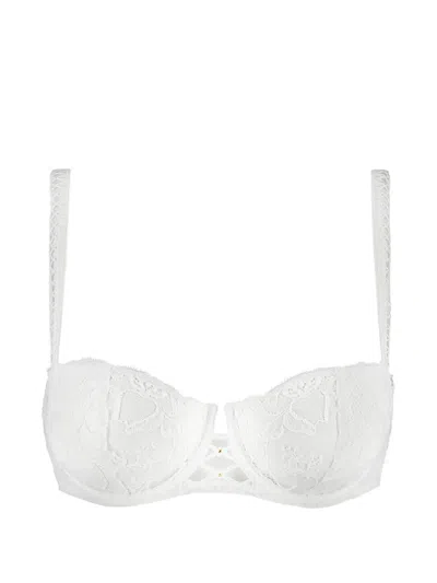 Aubade Kiss Of Love Lace-trim Bra In White