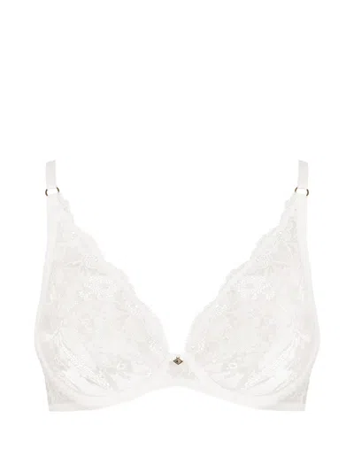 Aubade Kiss Of Love Triangle Bra In White